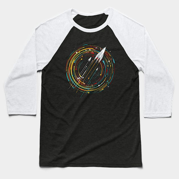 explore the stars Baseball T-Shirt by kharmazero